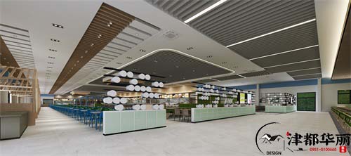 銀川博利達集團員工餐廳設(shè)計方案鑒賞|簡約設(shè)計突顯低調(diào)內(nèi)涵